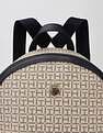 Tommy Hilfiger Logo Beige Pvc Backpack