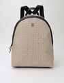 Tommy Hilfiger Logo Beige Pvc Backpack