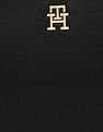 Tommy Hilfiger Solid Black PU Bag