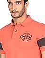 U.S. Polo Assn. Denim Co. Ribbed Collar Solid Polo Shirt