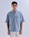 Calvin Klein Jeans Solid Relaxed Fit Woven Shirt