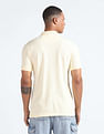 Flying Machine Solid Cotton Polo Shirt