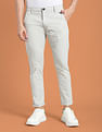 Flying Machine Mid Rise Solid F-Lite Trousers