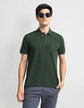 Arrow Sports Chest Pocket Heathered Polo Shirt