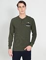 U.S. Polo Assn. Denim Co. Long Sleeve Cotton Henley T-Shirt