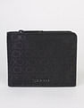 Calvin Klein Logo Black Leather Bi-Fold Wallet