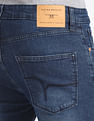 Flying Machine Slash Slim Tapered Mid Rise Jeans