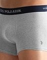 USPA Innerwear Anti Microbial Solid OET13 Trunks - Pack Of 3