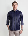 Arrow Sport Manhattan Slim Geometric Print Shirt