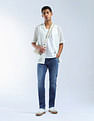 Flying Machine Freddie Slim Straight Fit Authentic Premium Jeans