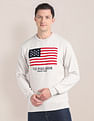 U.S. Polo Assn. Crew Neck Flag Sweater