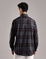 Tommy Hilfiger Checked Regular Fit Plain Woven Shirt
