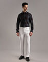 Tommy Hilfiger Checked Regular Fit Plain Woven Shirt