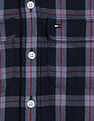 Tommy Hilfiger Kids Boys Checks Regular-Fit Cotton Shirt