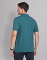 AD by Arvind Cotton Solid Polo Shirt