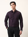 Arrow Manhattan Slim Fit Textured Ceremonial Shirt