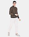 U.S. Polo Assn. Stand Collar Solid Bomber Jacket