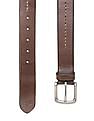 U.S. Polo Assn. Contrast Stitch Leather Belt