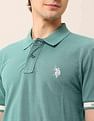 U.S. Polo Assn. Denim Co. Solid Muscle Fit Polo Shirt