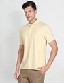 Arrow Horizontal Stripe Pique Polo Shirt