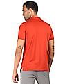 U.S. Polo Assn. Denim Co. Men Orange Solid Polo T-Shirt