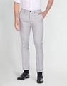 Arrow Newyork Solid Dobby Formal Trousers