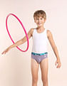 USPA Innerwear Boys Cotton Spandex Solid Briefs - Pack Of 5