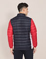 U.S. Polo Assn. Panelled Colour Block Puffer Jacket