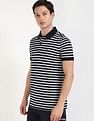 Tommy Hilfiger Striped Slim-Fit Cotton Polo Shirt