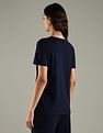 Tommy Hilfiger Embroidered Logo Regular Fit Cotton T-Shirt