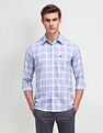 Arrow Sport Midscale Checked Manhattan Slim Fit Shirt