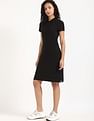 Tommy Hilfiger Cotton Polo Collar T-Shirt Dress