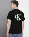 Calvin Klein Brand Print Cotton T-Shirt