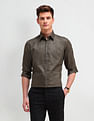Arrow Newyork Slim Fit Jaquard Shirt