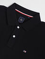 Arrow Sports Horizontal Stripe Cotton Polo Shirt