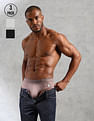 U.S. Polo Assn. Solid Low Rise OEB15 Briefs - Pack Of 3