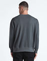 Flying Machine Oversized Solid Sweatshirt