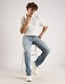 Calvin Klein Jeans Mid Wash Staright Fit Mid Rise Jeans