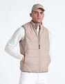 Flying Machine High Neck Sleeveless Quilted Jacket