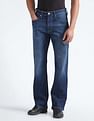Flying Machine Mid Rise Bruce Relaxed Bootcut Fit Jeans