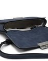 Tommy Hilfiger Solid Blue Pu Shoulder Bag