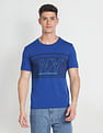 Arrow Newyork Colour Block Printed T-Shirt
