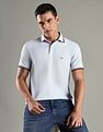 Tommy Hilfiger Solid Regular Fit Cotton Polo T-Shirt