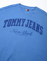 Tommy Hilfiger Blue Men's Sweatshirt for Casual Comfort