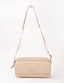Tommy Hilfiger Solid Beige Pu Sling Bag