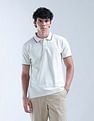 Flying Machine Solid Regular Fit Digitopia Polo Shirt