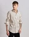 Calvin Klein Jeans Vertical Stripes Slim Fit Plain Woven Shirt