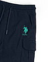 U.S. Polo Assn. Kids Boys Pure Cotton Solid Shorts