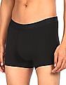 Calvin Klein Underwear Men Black Elasticized Waist Solid Trunks