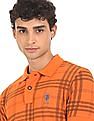 U.S. Polo Assn. Denim Co. Check Cotton Pique Polo Shirt